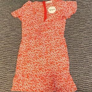 Sun chaser mini dress red print